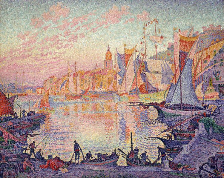 Paul Signac The Port of Saint-Tropez (mk09) China oil painting art